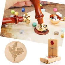 Paint Wax Seal Stamp Set Card Stamps Roses Wood Handle Retro Plant DIY Envelopes Invitations Accessories for Parties 2024 - buy cheap