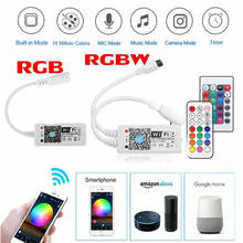 USB Voice Smart WiFi LED Controller RGBW RGB cct Pixel Strip Alexa Google Home Music Timer Bluetooth-compatible DC5V 12V 24V 28V 2024 - buy cheap