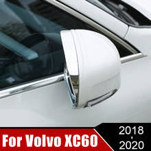 For Volvo XC60 2018 2019 2020 2021 ABS Chrome Car Rearview Mirrors Cover Trims Strip Sticker Case Exterior Modified Accessories 2024 - buy cheap