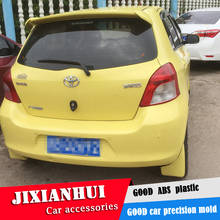 Para yaris spoiler 2008-2013 toyota yaris hatchback spoiler ydkd abs material plástico asa traseira do carro cor spoiler traseiro 2024 - compre barato