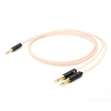 Бесплатная доставка 5N OFC медный обновленный аудиокабель для наушников кабель для наушников для гарнитуры HD700 2024 - купить недорого