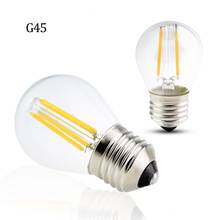 Antique LED E27 Bulb Retro Lamp 220V 4W 8W 12W 16W LED Filament Light G45 Glass Ball Bombillas LED Bulb Edison Candle Light 2022 - buy cheap
