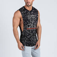 Muscleguys Brand Fashion Clothing Fitness Drop Armhole Tank Top Men Gym Bodybuilding Singlets Sleeveless Shirt Workout Vest 2024 - buy cheap