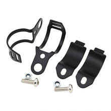 Suporte universal de luzes de seta para motocicleta, 2 peças, metal, transmissão, garfo, braçadeiras de montagem, suporte de lâmpada para moto, garfo frontal 2024 - compre barato