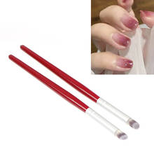 2pcs/set Nail Art Brush Uv Gel Painting Drawing Manicure Pen Tools Diy Accessory Pigment Gradient Pen Nail Painting 2024 - купить недорого
