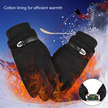 Зимние перчатки для сенсорных экранов для мужчин и женщин, теплые водонепроницаемые и ветрозащитные перчатки для катания на лыжах, перчатки для верховой езды 2024 - купить недорого