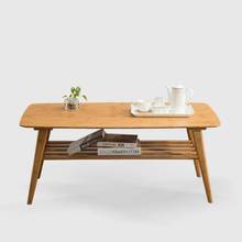 Mesa de centro de estilo japonés para apartamento pequeño, mesa baja para sala de estar, mesa de centro nórdica de bambú, mesa de té simple para el hogar 2024 - compra barato
