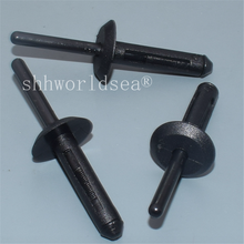 shhworldsea 100pcs black nylon blind rivet for GM 14063981 for ford N803043-S for Chry 6500911 auto car plastic fastener clip 2024 - buy cheap
