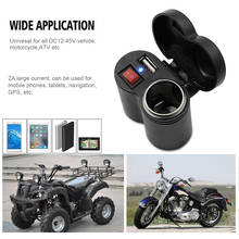 CS-313G1 Motorcycle USB Charger Receptacle with Switch Outdoor Motorbike Handlebar 12V Personal Car Parts Decoration 2024 - buy cheap