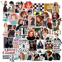 10/30/50pcs Queen's Chess Game Sticker School Student Diary Hand Ledger Stationery Mobile Phone Guitar Decoration Kawaii  Kids 2024 - buy cheap