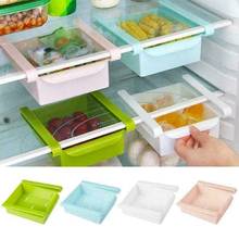Стеллаж для хранения в кухонном холодильнике, раздвижной мини-шкаф из АБС-пластика с морозильной камерой, компактный органайзер для хранения 2024 - купить недорого