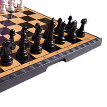 Juego de ajedrez magnético de plástico, tablero plegable con almacenamiento Interior, 7,87 pulgadas 2024 - compra barato