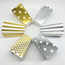 12pcs Dot Wave Striped Paper Popcorn Box Xmas Party Food Box Cardboard Popcorn Box for Wedding Birthday Party 2024 - buy cheap
