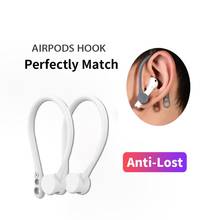 protection airpods earhook silicone bluetooth wireless earphone holder earbuds ear hook for apple anti-lost air pods accessories 2024 - купить недорого