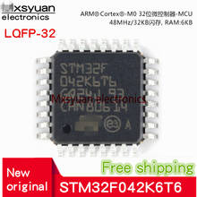 Microcontrolador MCU de 32 bits, STM32F042K6T6, STM32F042KBTB, STM32F 042K6T6, LQFP-32, brazo de Cortex-M0, 10 Uds. ~ 100 Uds./lote 2024 - compra barato