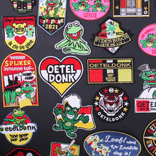 Iron on Patches for Clothes Fabric Stickers Sew on Patches Embroidery Patch Sewing Diy Oeteldonk Emblem Applique Stripes Dress F 2024 - buy cheap