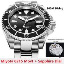 CASIMA 200M Swimming Men`s Watch Japan Miyota 8215 Movt Mechanical Wrist watch Sapphire Dial Automatic Watches Relogio Masculino 2024 - buy cheap