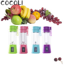 400ml Portable Juice Blender USB Juicer Cup Multi-function Fruit Mixer Six Blade Mixing Machine Smoothies Baby Food dropshipping 2024 - buy cheap