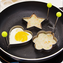 4Pcs DIY Fried Egg Mold Stainless Pancake Device Creative Love Heart Breakfast Cooking Tools Kitchen Accessories Tools 2024 - buy cheap