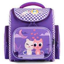 2020 Cat School Backpack For Girls Boys Cartoon School Bags Unicorn Bear Children Orthopedic Backpacks Mochila Escolar Grade 3 4 2024 - buy cheap