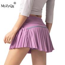 Sports Running Shorts Fitness Women Anti-Exposure Quick Drying Culottes Breathable Bodybuilding Gym Pleated Skirts 2024 - buy cheap