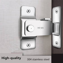 Modern Large Hasp Latches 304 Stainless Steel Sliding Door Chain Locks Security Tools Hardware For Barn Sliding Door Latch 2024 - buy cheap