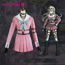 Disfraz de dokidoki-r para mujer, disfraz de Danganronpa, Miu, Iruma, Halloween, rosa, Danganronpa, V3: Killing Harmony 2024 - compra barato