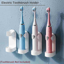 Suporte de parede para escovas de dentes elétricas, 2 peças, branco, organizador de banheiro, acessórios 2024 - compre barato