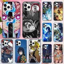 Kurama Demon Slayer Hot Anime Phone Case for iPhone 11 12 pro XS MAX 8 7 6 6S Plus X 5S SE 2020 XR Luxury brand shell funda 2024 - buy cheap