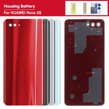 Cubierta de batería para Huawei NOVA 2S, cristal trasero, parte de repuesto 2024 - compra barato