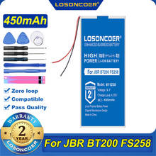 Bateria 100% original losoncoer 611235 601235 para jbr bt200 fslip fone de ouvido bluetooth mp3 mp4 mp5 gps dvr relógio inteligente com alto-falante 2024 - compre barato
