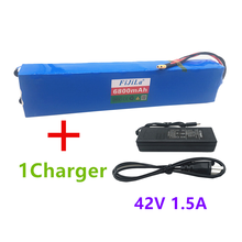 Paquete de batería para patinete eléctrico Xiaomi Mijia M365, placa BMS, cargador, 36V, 6.8A, 100% 2024 - compra barato