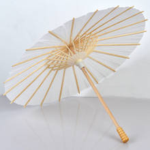 Guarda-chuvas de casamento 60 peças, branco, papel, mini guarda-chuva, artesanato chinês, diâmetro 20,30,40,60cm w9656 2024 - compre barato