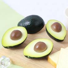 1PC Artificial Avocado Realistic Photography Mold  Fruit-Store Display Simulation Fruit Hotel Home Decor Kids Educational Toy 2024 - buy cheap