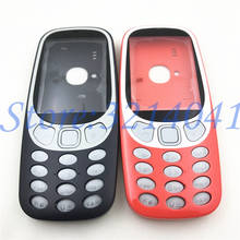 For Nokia 3310 (2G Version) Full Housing Face Frame +Battery Door Back Cover Housing With English keypad 2024 - buy cheap