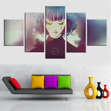 Pinturas de pared HD para decoración de sala de estar, póster de juego Gris, obra de arte, cuadro de pared, Marco, 5 uds. 2024 - compra barato