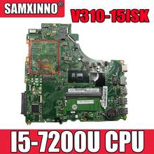 Laptop motherboard Para LENOVO Ideapad V310-15ISK V510-15IKB E52-80 I5-7200U Mainboard DA0LV6MB6F0 5B20M27718 SR2ZU 2024 - compre barato