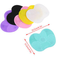 Silicone Makeup Brush Cleaner Pad Make Up Washing Brush Gel Cleaning Mat Hand Tool Foundation Makeup Brush Scrubber Board 2024 - buy cheap