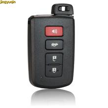 jinyuqin Remote Car Key Shell for Toyota Avalon Camry RAV4 Corolla Highlander 4 Buttons Smart Key Fob Housing Uncut Blade 2024 - buy cheap