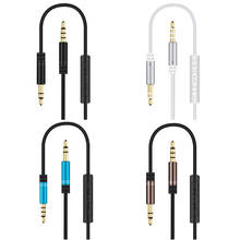 Car Stereo System AUX Cable Computer Headphone Handsfree Phone Call Wire Control 3.5mm Jack Audio Cord 2024 - buy cheap