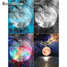 Evershine алмазная живопись пейзаж Луна 5D Сделай Сам Алмазная мозаика вышивка крестиком Стразы Алмазная вышивка квадратные кристаллы 2024 - купить недорого