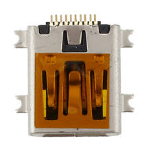 Mini USB hembra tipo B, 10 pines, SMT, SMD, Conector de montaje, puerto 2024 - compra barato