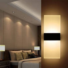 Luminária led de parede com cubo para áreas internas e externas, iluminação para decoração gq 2024 - compre barato