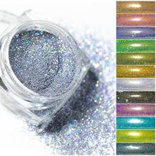 Laser Nail Powder Glitter Chrome Shimmer Sequins UV Gel Polish Flakes for Nails Art Pigment Decorations Accesorios Manicure 2024 - buy cheap