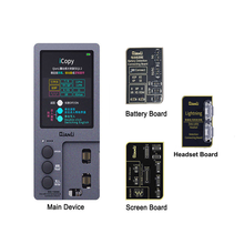 Dispositivo de teste qianli icopy plus 2.1 para iphone, dispositivo de recuperação, tela lcd com sensor de luz/tom real, para testes apple 2024 - compre barato