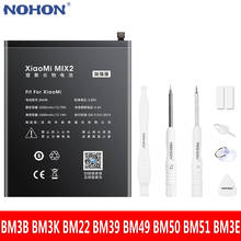 NOHON Bateria Li-ion BM3B BM22 BM3E BM49 BM50 BM51 BM3K Para Xiaomi Mi 5 6 8 9 Mix 2 3 Max 2 3 Substituição Bateria Do Telefone Móvel 2024 - compre barato