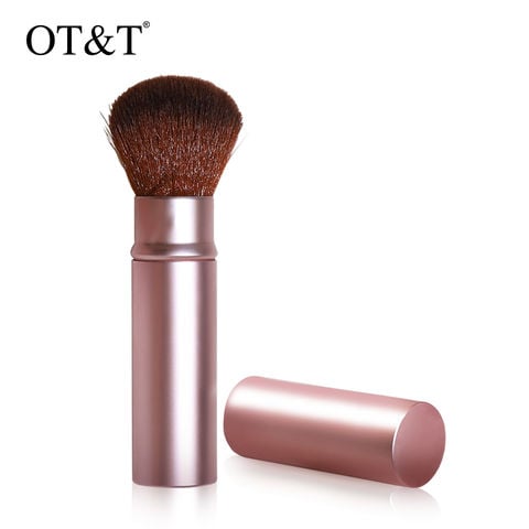 OT&T Makeup Brushes Foundation Powder Face Brush Soft Blush Brush Professional Synthetic Hair Brush Cosmetics Make Up Tools 2022 - buy cheap