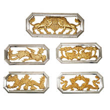 Furniture Window-Dressing Hardware stainless steel Windows Door frame decoration Dragon Phoenix Lion Golden Lion Accessories 2024 - buy cheap