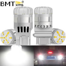 BMTxms-bombilla LED para coche, luz DRL automática, T20 W21 1156/5W 7443 P21/5W 1800LM W21W, 7440 BA15S BAY15D PY21W T25 3156 3157, 2 uds. 2024 - compra barato