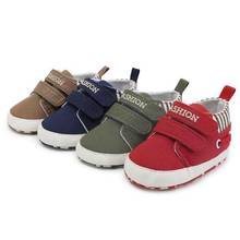 New 4 Colors Available Infant Babies Boy Girl Shoes Sole Soft Canvas Solid Footwear For Newborns Toddler Crib Moccasins 2024 - buy cheap